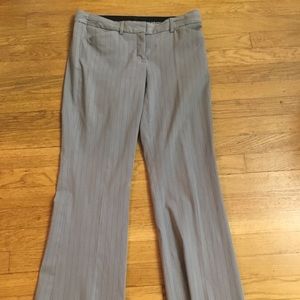 Express Editor dress pants size 4- gray pinstripe
